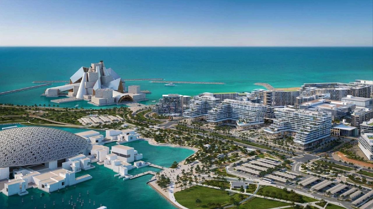 Saadiyat Island Abu Dhabi skyline